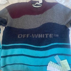 Off white brand new wool sweater